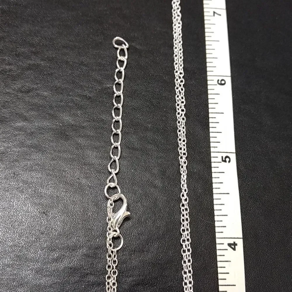 Paw print necklace, earrings and bracelet matching set